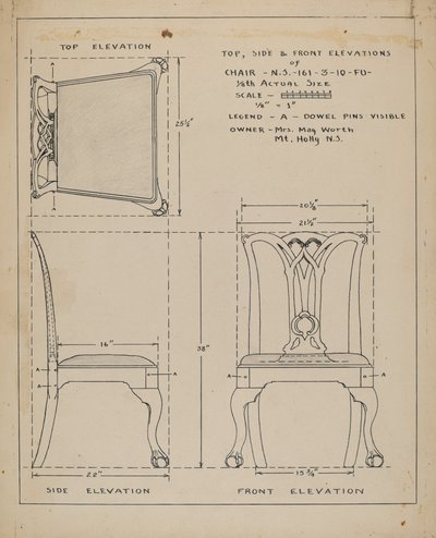 Silla de American 20th Century