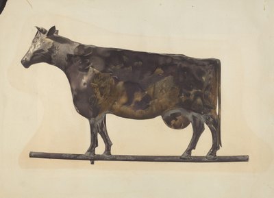 Veleta de vaca de American 20th Century