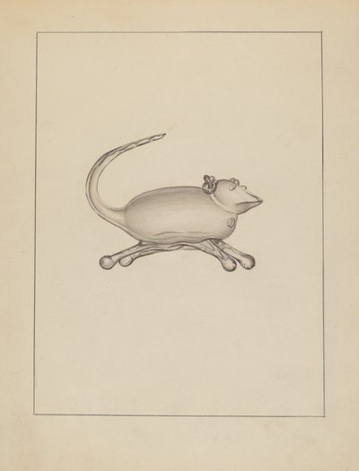 Ratón de Vidrio de American 20th Century