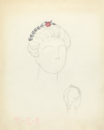 Ornamento para el cabello de American 20th Century
