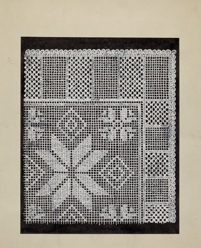 Encaje Hardanger de American 20th Century