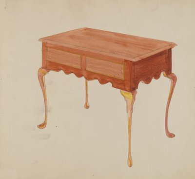 Mesa de servicio rectangular de American 20th Century