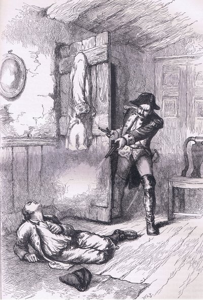 La atrocidad de Fanning: Asesinato de un plantador americano, ilustración de la Historia de los Estados Unidos de Cassell publicada por Cassell, Petter & Galpin, c.1900 (litografía) de American English school