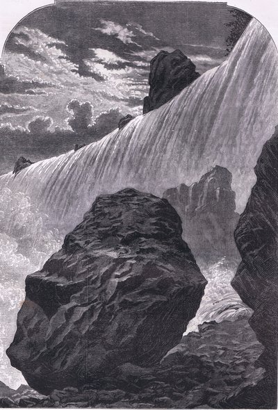 Cataratas del Niágara, ilustración de la Historia de los Estados Unidos de Cassell, publicada por Cassell, Petter & Galpin, c.1900 de American English school