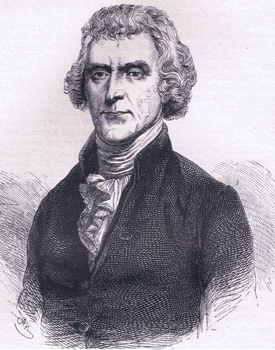Thomas Jefferson, ilustración de la Historia de los Estados Unidos de Cassell, publicada por Cassell, Petter & Galpin, c.1900 de American English school