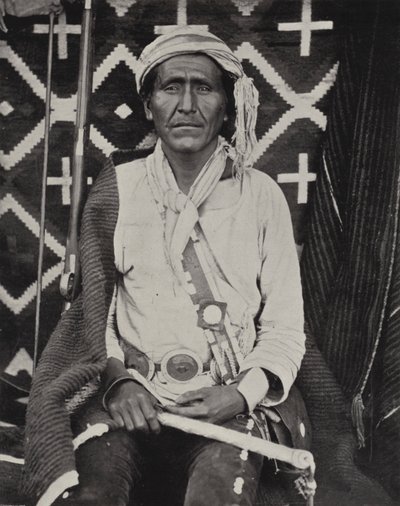 Un indio Navajo de American Photographer (after)