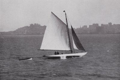California: Bahía de San Francisco, con silueta de Telegraph Hill y Russian Hill en el fondo de American Photographer (after)