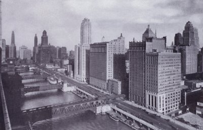 Chicago: Wacker Drive y Puentes del Río Chicago de American Photographer (after)