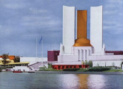 Feria Mundial de Chicago 1934: Edificio del Gobierno de los Estados Unidos de American Photographer (after)