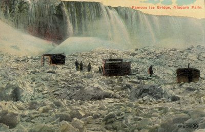 Famoso puente de hielo en las Cataratas del Niágara, Nueva York, EE.UU. de American Photographer (after)