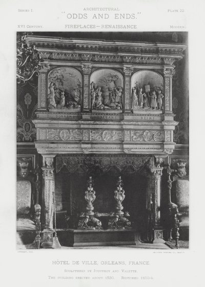 Chimenea: Ayuntamiento, Orleans, Francia de American Photographer (after)