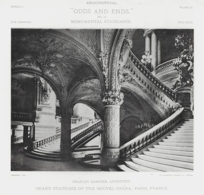 Gran Escalera de la Ópera Nueva, París, Francia de American Photographer (after)
