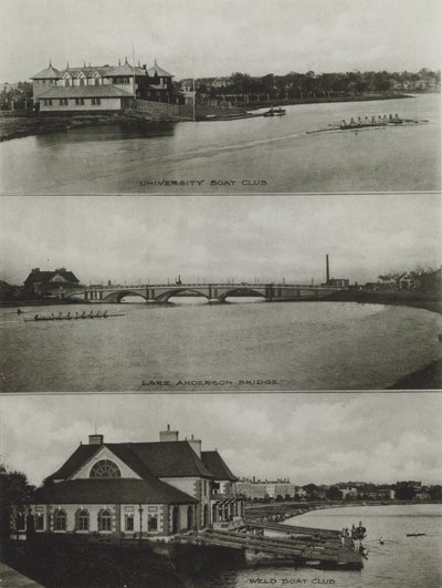 Universidad de Harvard: Club de Botes de la Universidad, Puente Larz Anderson, Club de Botes Weld de American Photographer (after)