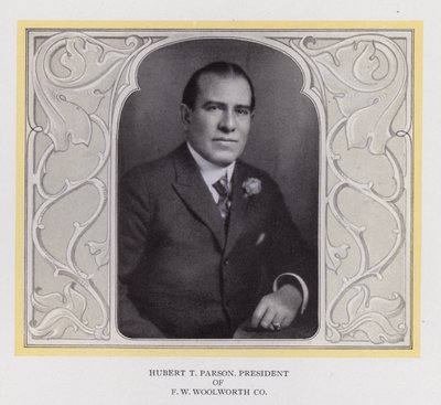 Hubert T Parson, Presidente de F W Woolworth Co de American Photographer (after)