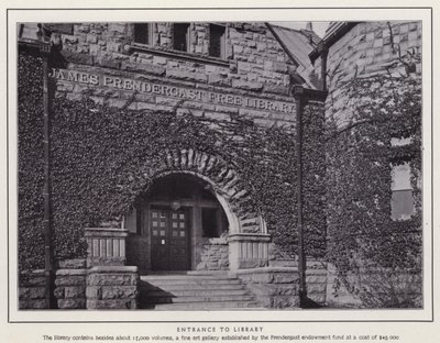 Jamestown, NY: Entrada a la biblioteca de American Photographer (after)