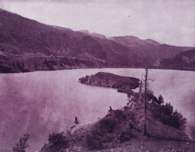 Lago San Cristoval, en el regazo de las montañas de Ouray, Colorado (foto en b/n) de American Photographer (after)