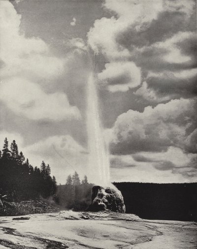 Géiser Lone Star, Yellowstone, Wyoming de American Photographer (after)