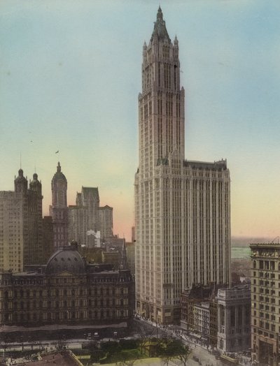 Nueva York: Oficina de Correos; Edificio Woolworth de American Photographer (after)