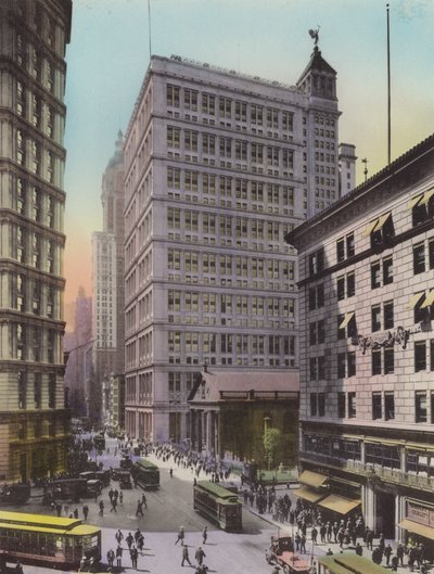 Nueva York: Edificio St Paul; Am Telephone and Telegraph; Astor House (foto) de American Photographer (after)