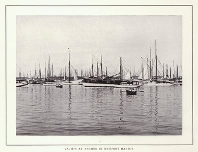 Newport, Rhode Island: Yates anclados en el puerto de Newport de American Photographer (after)