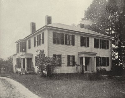 Casa Emerson Antigua, Concord, Massachusetts de American Photographer (after)