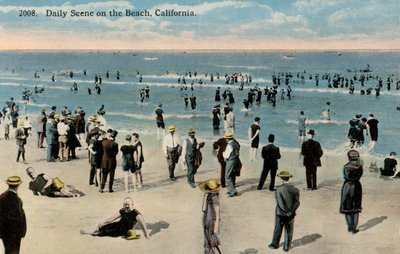 Gente relajándose en la playa, California, EE.UU. de American Photographer (after)