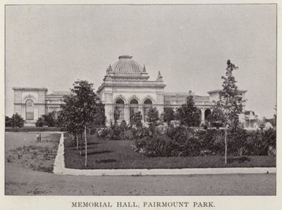 Filadelfia: Memorial Hall, Fairmount Park de American Photographer (after)