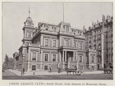 Filadelfia: Union League Club, South Broad, de Sansom a Moravian Street de American Photographer (after)