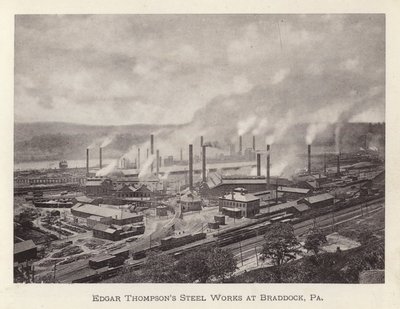 Pittsburgh: Fábrica de acero Edgar Thompson en Braddock, Pensilvania de American Photographer (after)