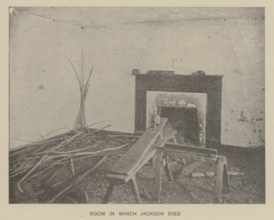Habitación en la que murió el General Confederado Thomas "Stonewall" Jackson de American Photographer (after)
