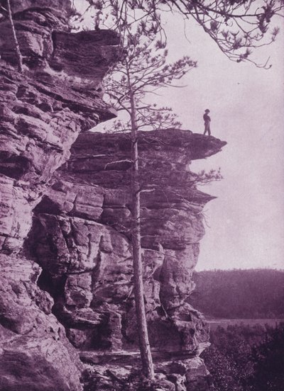 Roca de Señalización, cerca del campamento Douglas, Wisconsin de American Photographer (after)