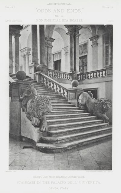 Escalera en el Palazzo Dell