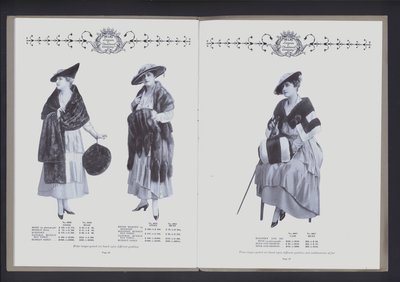 Doble página de The Theater of Fur Fashion de American Photographer (after)