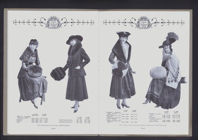 Doble página de The Theater of Fur Fashion de American Photographer (after)