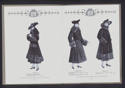 Doble página de The Theater of Fur Fashion de American Photographer (after)