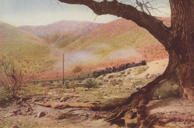 Ascendiendo Cajon Pass, California (foto coloreada) de American Photographer