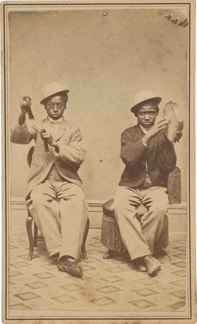"Campaneros en la casa Barrett, Burlington, Iowa", c. 1863 (foto) de American Photographer