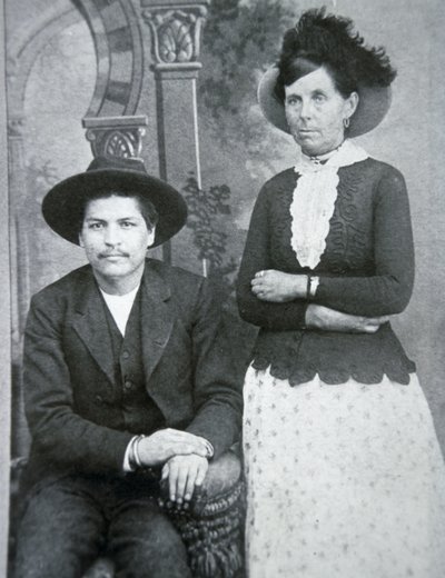 Belle Starr con su amante 