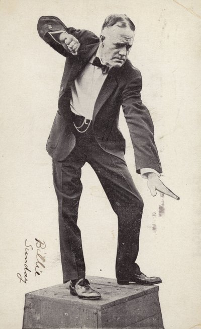 Billy Sunday (foto en blanco y negro) de American Photographer