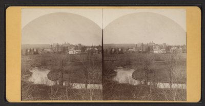 Vista aérea de los edificios de la casa, c.1870 de American Photographer