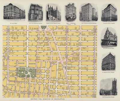 Borough of Manhattan (foto en blanco y negro) de American Photographer