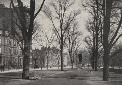 Boston: Commonwealth Avenue (foto en blanco y negro) de American Photographer