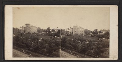 Edificio y terrenos, Comunidad de Oneida, Estado de Nueva York, c.1870 de American Photographer