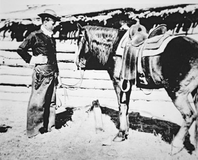 Butch Cassidy (1866-1908/09) con su caballo de American Photographer