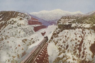 Cajon Pass, en la cumbre de la Cordillera de la Costa, California (foto coloreada) de American Photographer