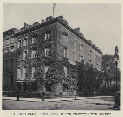 Calumet Club, Fifth Avenue y Twenty-Ninth Street de American Photographer