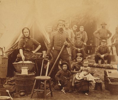 Campamento de la 31ª Infantería de Pensilvania cerca de Washington, D.C., 1862 de American Photographer