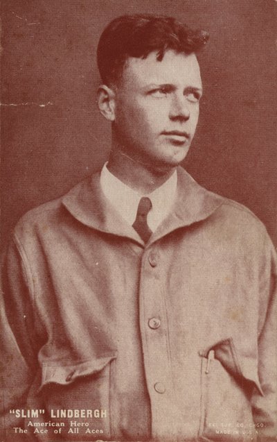 Charles Lindbergh, aviador estadounidense que realizó el primer vuelo transatlántico en solitario de American Photographer