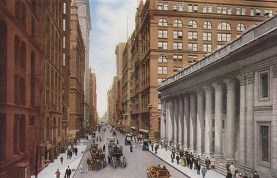 Chicago: La Salle Street, desde el edificio de la Junta de Comercio (foto en color) de American Photographer