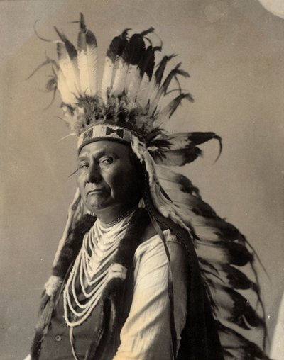 Jefe Joseph Washington, Nez Perce, Distrito de Columbia, abril de 1900 (foto en blanco y negro) de American Photographer